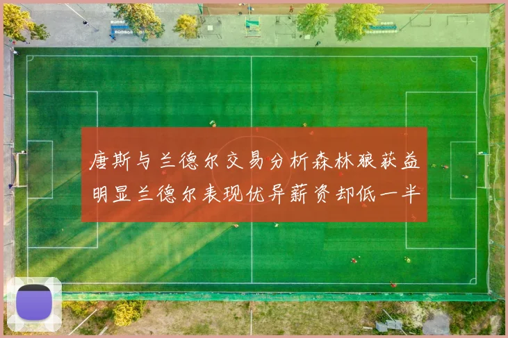 唐斯与兰德尔交易分析森林狼获益明显兰德尔表现优异薪资却低一半